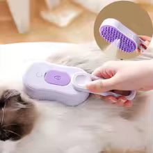 Cepillo a Vapor 3 en 1 para Perros y Gatos