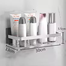 Estante Organizador de Aluminio para Baño y Cocina