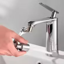 Adaptador Giratorio para Grifo 360° – Ahorra Agua y Facilita la Limpieza